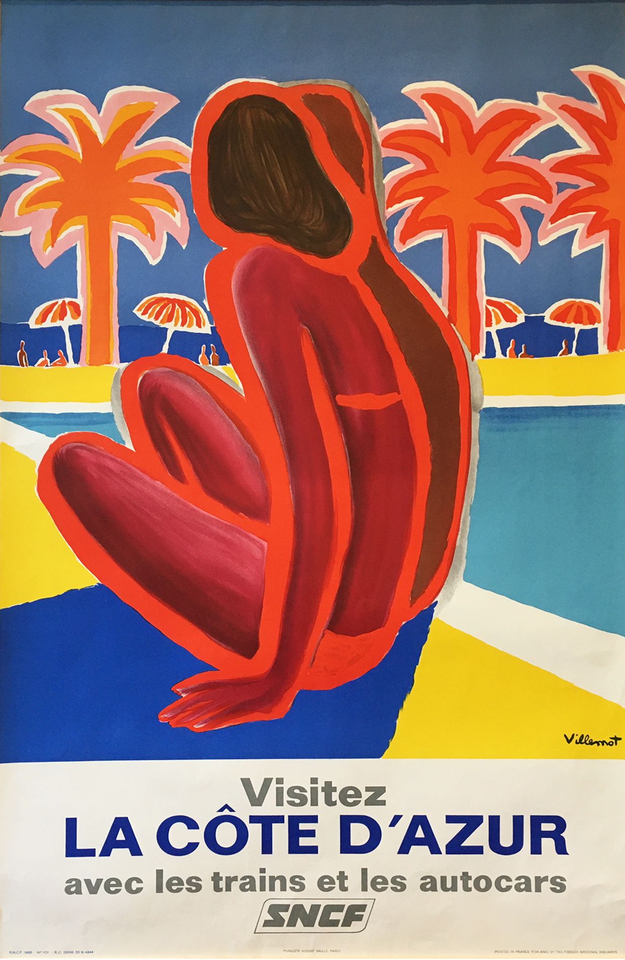 Original Poster: Visitez La Cote D'Azur (1968)